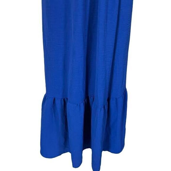 Rolla Coaster One Shoulder Tiered Midi Dress Cobalt Blue Sz S NWOT MSRP … - Picture 8 of 14